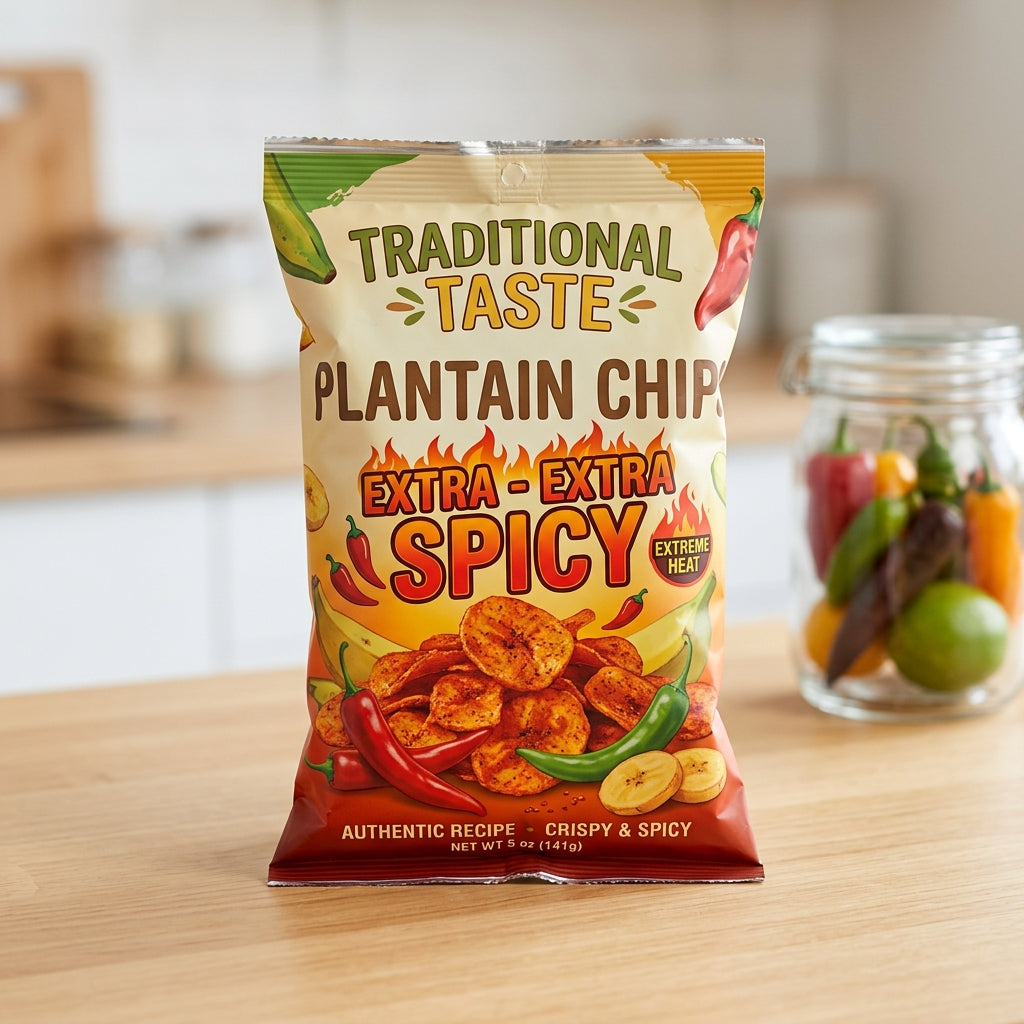 Traditional Taste Plantain Chip Extra - Extra Spicy