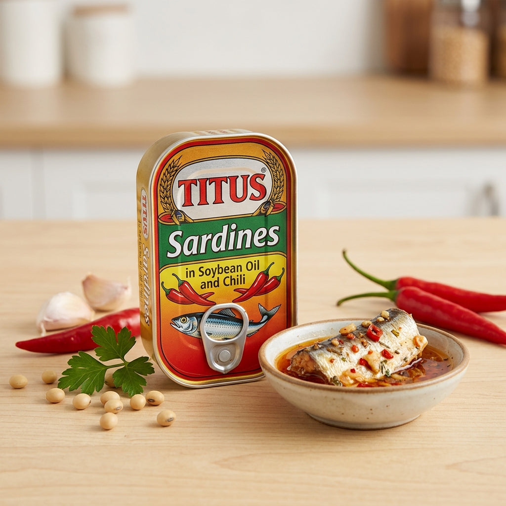 Titus Sardines in Soybean Oil and Chili